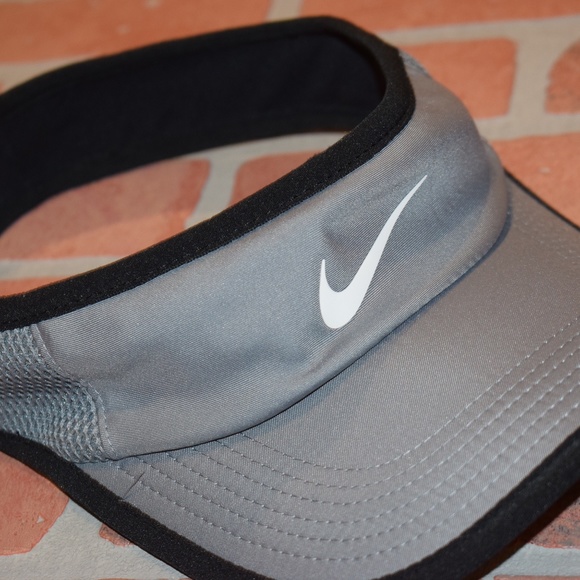 gray nike visor
